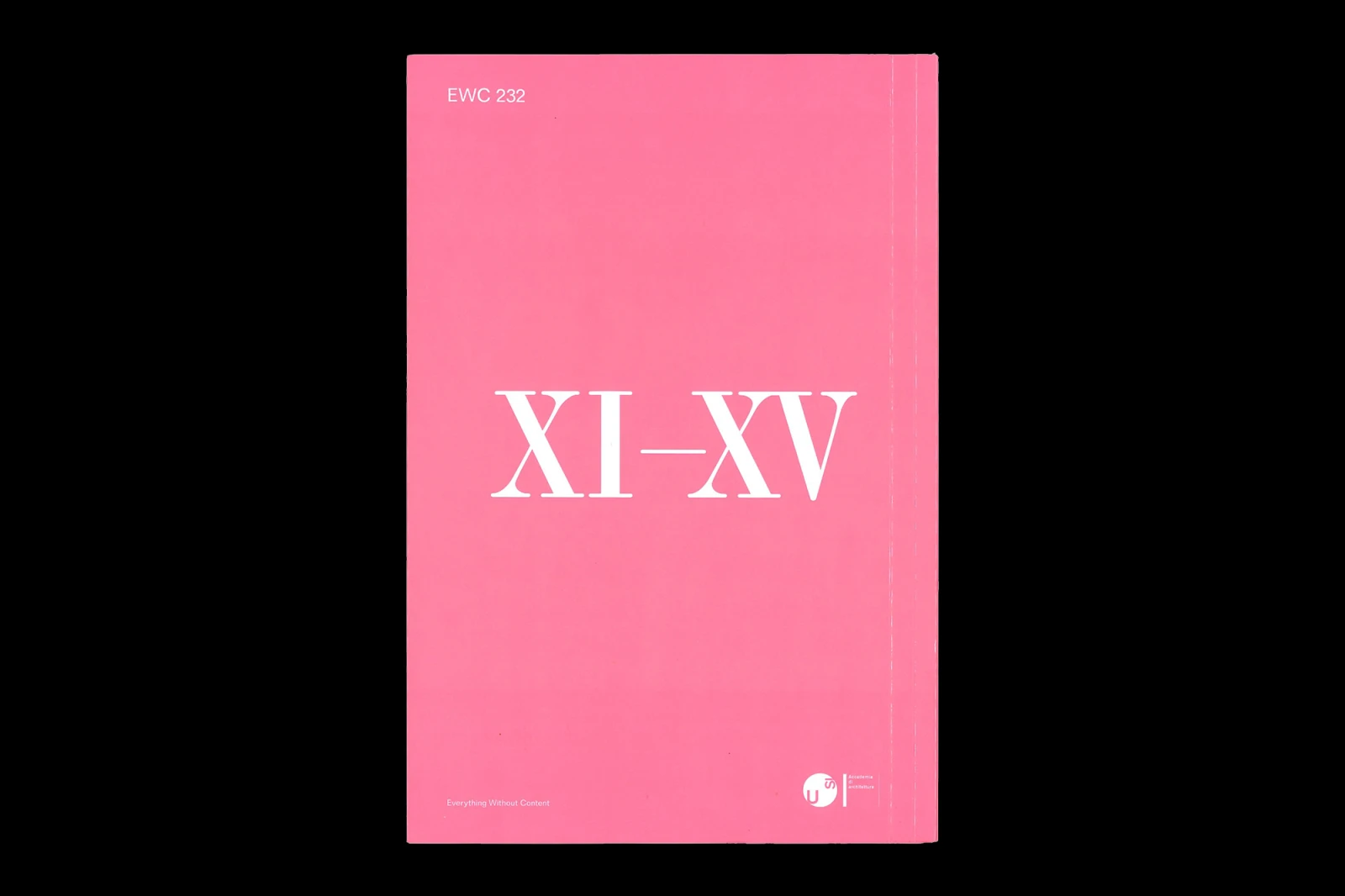 Everything XI—XV