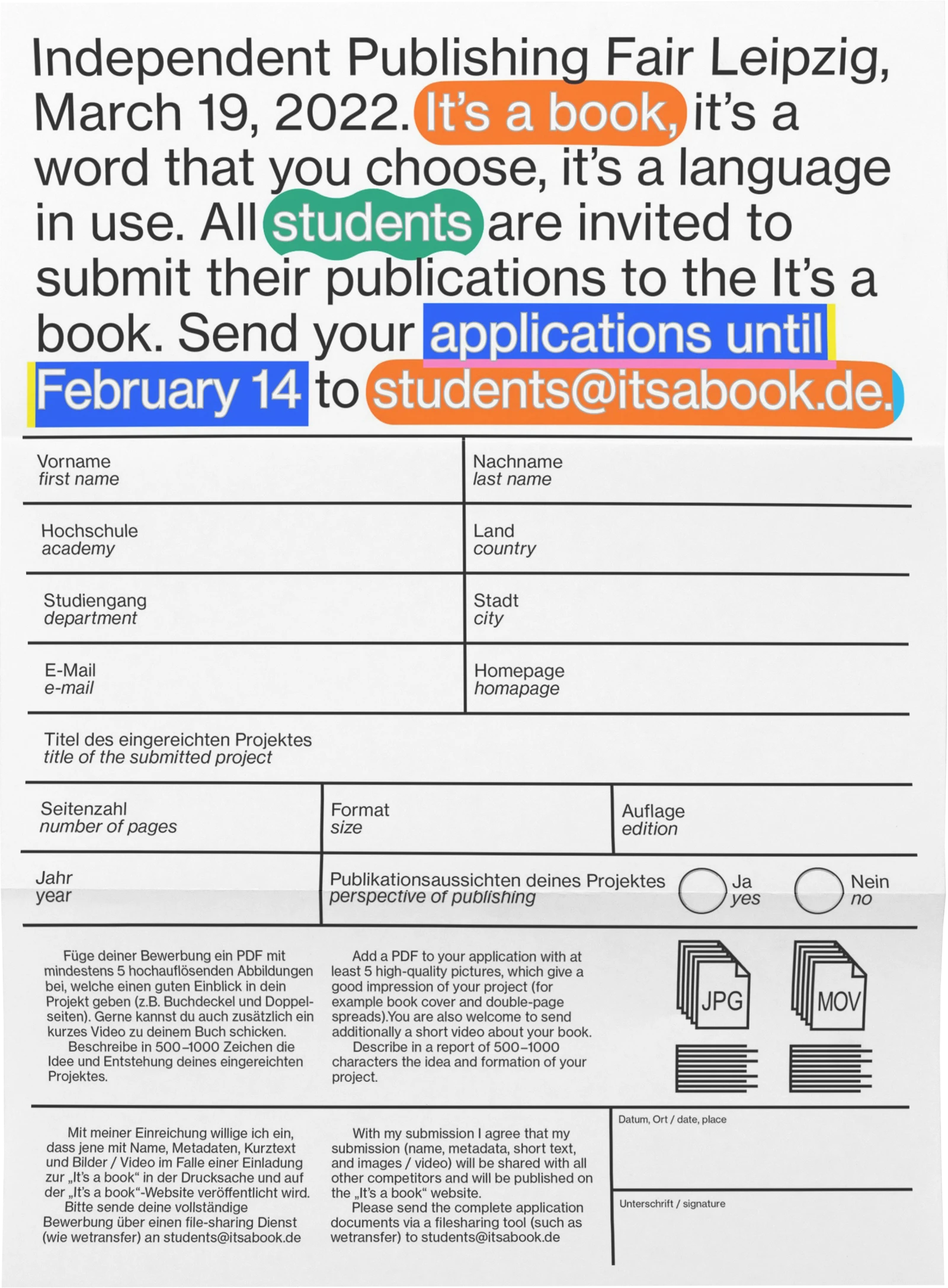 It’s a book Identity 2022